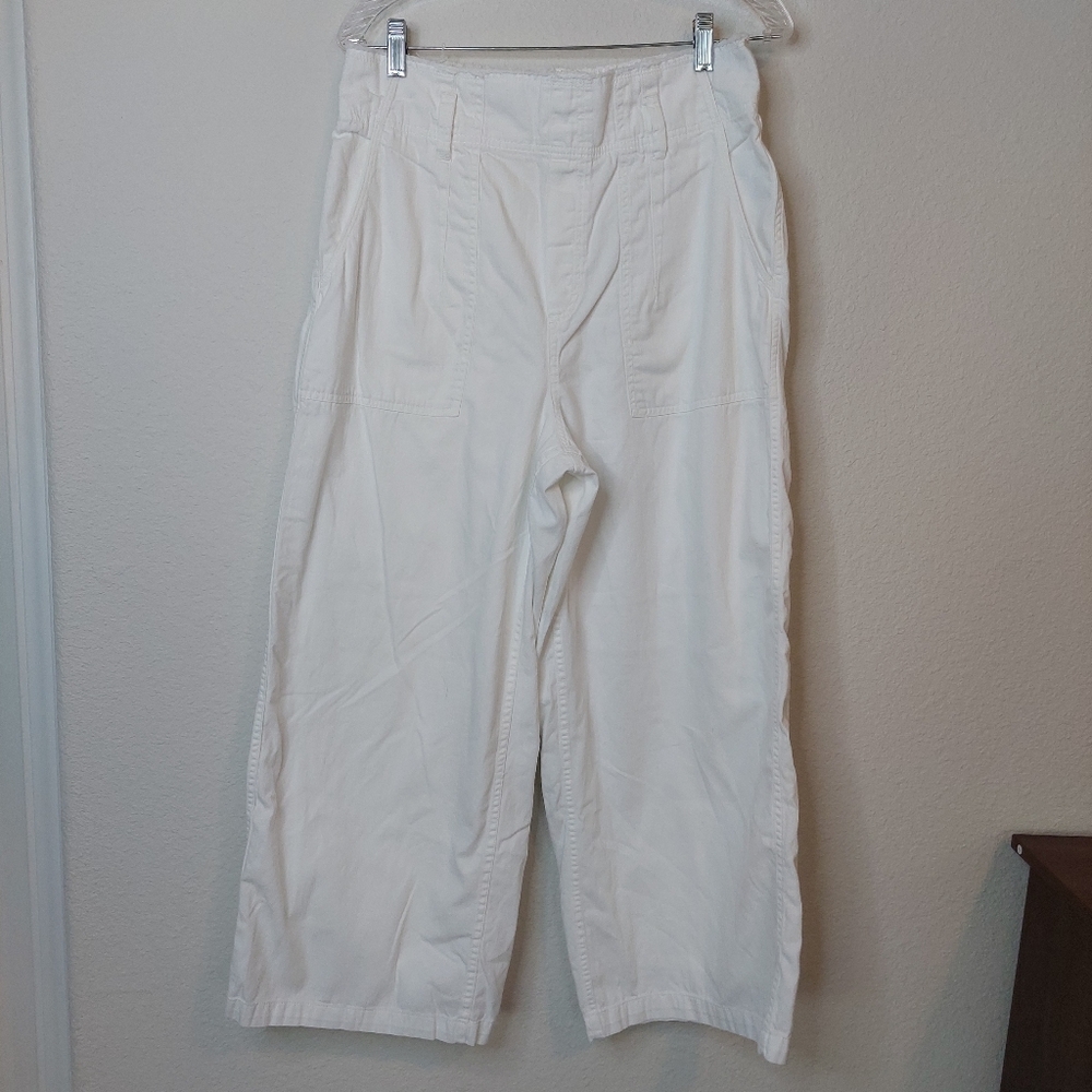American Eagle Paper Bag Wide Leg Pants‎ Size Large